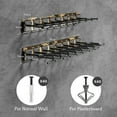 thumbnail image 3 of Blacksmith Wall Mount Heavy Duty Stainless Steel Display Rack for 8 Slot,Yellow, 3 of 6