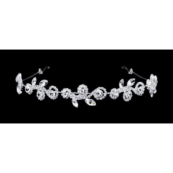 #16841 - Rosette Swirl Fexible Headband