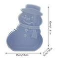 thumbnail image 5 of HCBY Christmas Tree Snowman Snowflake Snack Box Set with Lid, Holiday Themed Cookie & Candy Storage Container for Parties, Ornament Organizer, Plastic Serving Tray(C,11.8"x9.84"x1.97"), 5 of 8