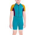 thumbnail image 1 of Niños trajes de baño Sunprotection Traje de buceo ultrafino Neopreno Nylon traje de baño de una sola pieza para el buceo juvenil Snorkeling Surfing Natación amarillo XXL Scienceny OD003672-05, 1 of 7