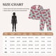 thumbnail image 4 of Balery Watermelon Conjunto de Pijama con Estampado para Mujer, Conjunto de Dos Piezas con Manga Larga, Ropa de Dormir Suave con Bolsillos, Pijamas Cómodos-Medium, 4 of 7
