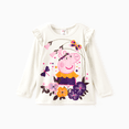 thumbnail image 3 of Peppa Pig Ensemble pour Filles T-Shirt Graphique à Col Rond Chandail et Leggings Tenue d'Halloween Ensemble 2 Pcs Enfants 5-6 Ans, 3 of 9
