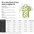 thumbnail image 5 of Pofeuu Corns Print Hawaiian Shirt for Men Sleeves Casual Button Down Summer Beach Dress Shirts T-Shirts,Medium, 5 of 7