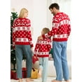 thumbnail image 6 of BadPiggies Matching Family Christmas Sweater Ugly Knitted Pullover Couples Long Sleeve Crewneck Holiday Jumper - Men, 6 of 10