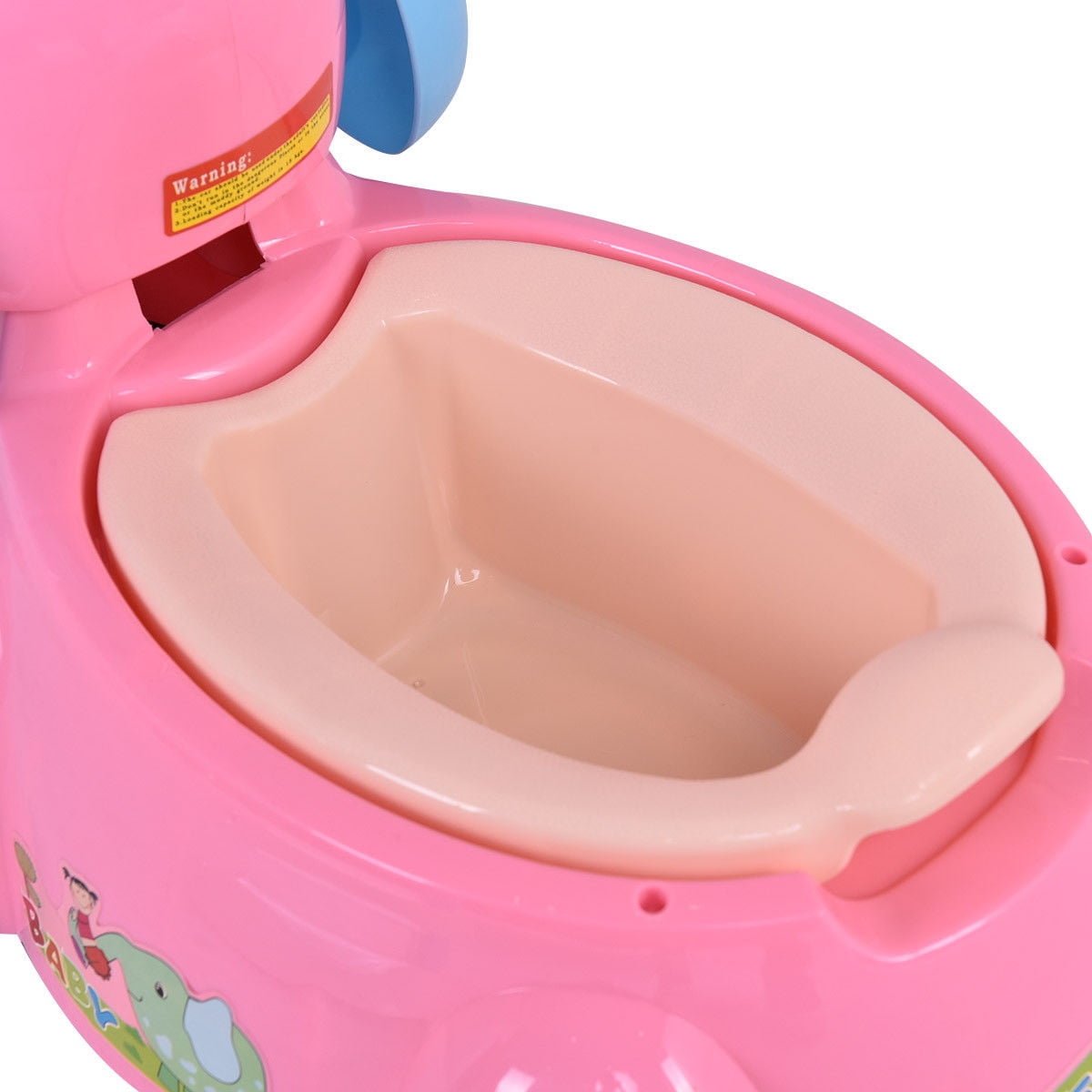 Gymax Kids Baby Potty Training Toilet Trainer Seat with Music Function