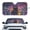 Black Cat Floral Galaxy, variant on XYZCANDO Car Windshield Sun Shade with Classic Leopard Pattern, Windshield Sunshade for Blocking Heat and UV Rays on Summer Trips