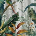 thumbnail image 5 of Orinice Tropical Green Plant Shower Curtain Rainforest Botanical Banana Monstera Leaf Palm Tree Hummingbird Birds Summer Natural Landscape Bathroom Polyester Fabric Curtain Set  69x72, 5 of 7