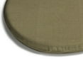 thumbnail image 2 of Jordan Manufacturing 15.5" Medford Flax Beige Solid Round Outdoor Bistro Chair Seat Cushion with Ties (2 Pack), 2 of 10