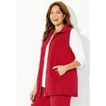 thumbnail image 3 of Catherines Women's Plus Size Suprema Studio Zip Front Vest, 3 of 6