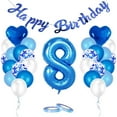 thumbnail image 3 of bedienty Birthday Balloons Set Accessories Household Landscaping Props Indoor Outdoor Party Number Balloon Scene Layout Accessory 3, 3 of 6
