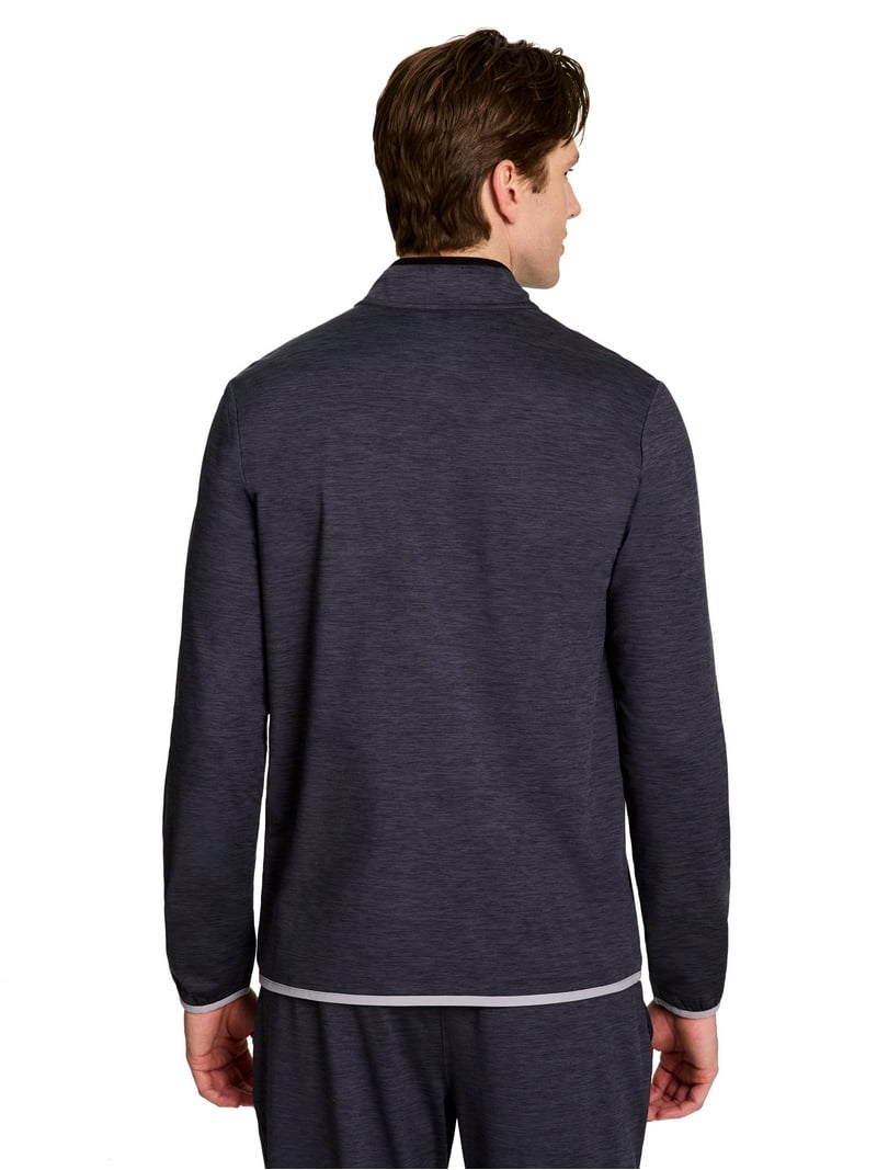 Reebok Men's and Big Men's Freedom Mock Neck Snap Pullover