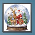 thumbnail image 2 of Pintura de diamante 5D DIY parcial con forma especial, kit de decoración de cristal de Navidad FLhrweasw Nuevo, 2 of 9
