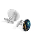 thumbnail image 3 of Glowing Plants Elegant Stainless Steel Cufflinks Set for Men's Dress Shirts - Formal Occasions, 3 of 6