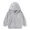 1-272Light Gray849, variant on CAIVO Girls Hooded Jacket Long Sleeve Zip Up Outerwear Coats Kids Warm Windproof Soft Comfortable Lightweight Winter Fall Birthday Dailywear