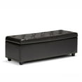 thumbnail image 2 of Atlin Designs Storage Bench in Brown, 2 of 6