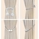 thumbnail image 5 of Abrazaderas magnéticas para cortinas decorativas, imán fuerte con cuerda torcida más gruesa, longitud ajustable para dormitorio, cocina, automóvil (gris, 6 piezas), 5 of 5