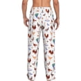 thumbnail image 6 of Mens Pajama Pants, Farm Birds Goose Soft Sleep & Lounge Pants for Men, Cuteness Casual PJ Bottoms Pants with Pockets, 6 of 7