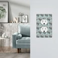 thumbnail image 5 of Fotbe Sea Otter Print Duplex Receptacle Wall Plate, 1-Gang 5.0" x3.0" Wall Outlet Covers, Dual Outlet Faceplates Covers, Color-matched Screws Included-Style S, 5 of 6