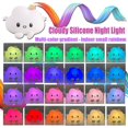 thumbnail image 3 of SkyAuks Kids Night Lights for Room, USB Rechargeable Night Light with 7 LED Colors Changing, Portable Silicone Baby Night Lamp, Birthday Gifts for Girls, Boys, Teens, Children, 3 of 8