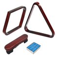 thumbnail image 1 of Almencla Pool Ball Rack Positioning Frame Triangle Snooker Equipment Solid Wood Billiard, 1 of 8