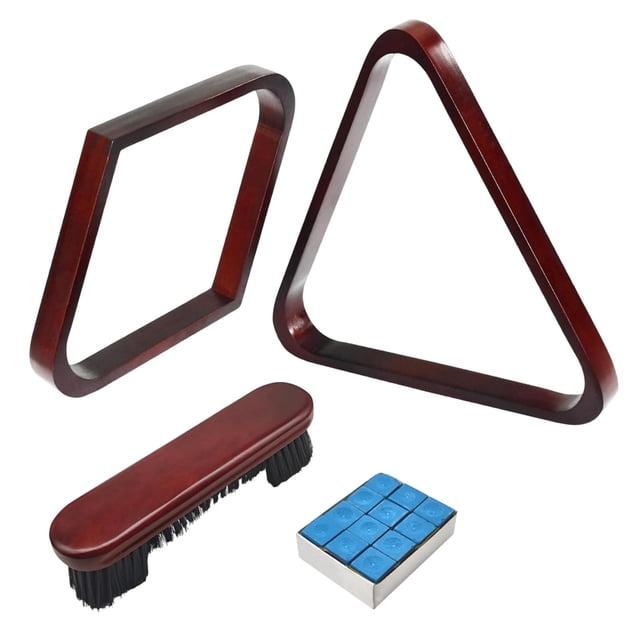 Almencla Pool Ball Rack Positioning Frame Triangle Snooker Equipment Solid Wood Billiard