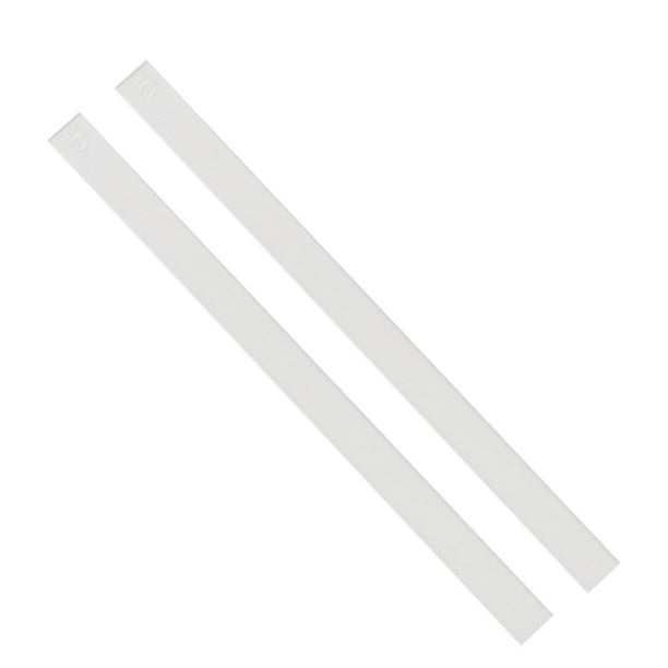 2 guías para rodillos de cocina para masas gruesas, galletas, fideos ligeros Espesor 5mm