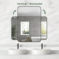 thumbnail image 5 of Depuley 24" x 36" Black Modern Wall Mirror,Rectangular Vanity Mirror for Bathroom and Bedroom,Multiple Sizes, 5 of 7