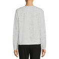 thumbnail image 3 of Avia Women's Long Sleeve Drop Shoulder Soft French Terry Cloth Tee, 3 of 5