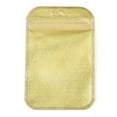 thumbnail image 2 of Translucent Plastic Zip Lock Bags Resealable Packaging Bags Rectangle Gold 13x8.5x0.03cm, 2 of 5