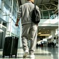 thumbnail image 4 of EANJE Mens Matching Set Corduroy 2 Piece Outfit Button Down Collared Jacket Long Sleeve Pants Soft Regular Fit Casual Tracksuit with Pockets Dark Gray L, 4 of 6