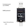 thumbnail image 2 of M.2 To USBA Type-C HDD Case Adapter Board NVME HDD, 2 of 5