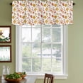 thumbnail image 4 of 2 Pack Valances for Windows, Autumn Maple Leaves Window Valances for Living Room/Bedroom/Bathroom, Farmhouse Falling Leaf Plants Light Filtering Kitchen Curtain Valance Window Treatment 60"W x18" L, 4 of 9