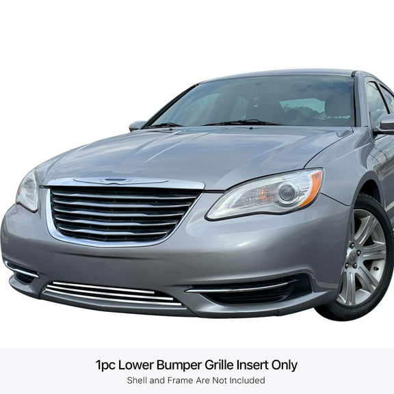 Stainless Steel Lower Bumper Stainless Steel Billet Grille 2011-2014 Chrysler 200