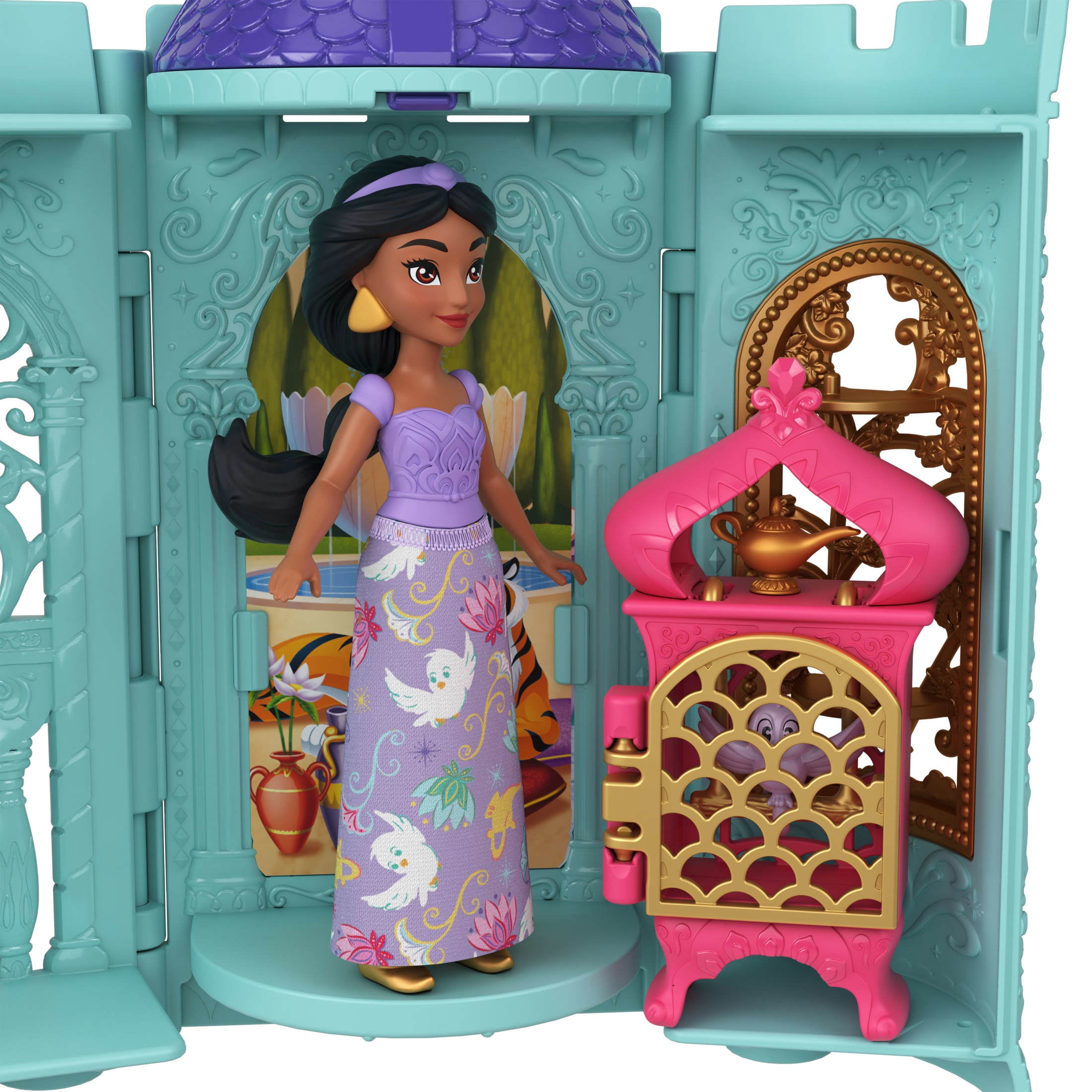 Disney Princess Tower Surprise Small Dolls & Stacking Playsets with 5 Surprises (Styles May Vary)
