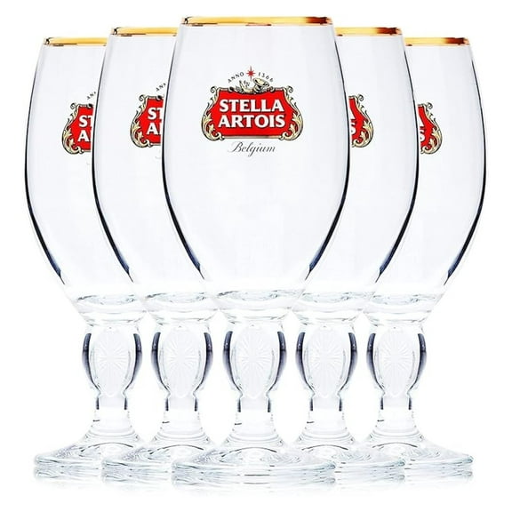 5-Pack Original Beer Glass Chalice, 33cl