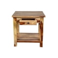 thumbnail image 6 of Sante Fe Solid Sheesham Wood End Table with Drawer, 6 of 7