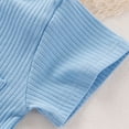 thumbnail image 7 of Xyant Unisex Baby Cotton Romper Boys Short Sleeve One-Piece Jumpsuit Girls Snap-up Bodysuits Summer Clothes Outfits (Light Blue,6-9 Months), 7 of 7