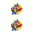 thumbnail image 3 of Guardurnaity Paquete de 100 botones Sujetadores de copos de nieve DIY Forma de nieve Artesanía Adornos de costura Suministros de fiesta de Navidad Vistoso 2Conjunto, 3 of 6