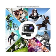 Action Sport Camera Ultra HD 4K/60fps EIS 24MP 2.0inch IPS Screen 170D Underwater 30M Go Waterproof Pro Helmet Video Cam