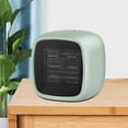 thumbnail image 3 of Space Heater PTC Ceramic Portable Adjustable for Indoor Desktop Office Green perfecl Calentador pequeño, 3 of 8