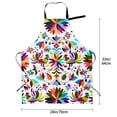 thumbnail image 2 of Kdxio Mexican Bright Style Apron with Pockets Adjustable Kitchen Aprons for Men Women Waterproof Aprons for Cooking,Drawing,Crafting, Baking Household Cleaning, 2 of 8