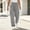 Gray, variant on Bazzctt Womens Cargo Sweatpants with Pocekts- Baggy Elastic Waist Casual Stretch Drawstring Jogger Pants Brown Size XL