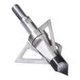 thumbnail image 3 of Velox CX Ballistic Stainless Steel Crossbow Broadheads, 0.14 lbs., 100 Grains, 3-Pack, 14691, Silver, 3 of 8