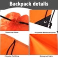 thumbnail image 3 of Drawstring Backpack Cinch Bag String Sport Nylon Backbag Swim Bag 20Pcs, 3 of 7
