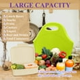 thumbnail image 4 of Aspire Neoprene Lunch Bag Thick Insulated Lunch Tote Bags Reusable Lunch Container Box Cooler with Zipper - Green, 4 of 6