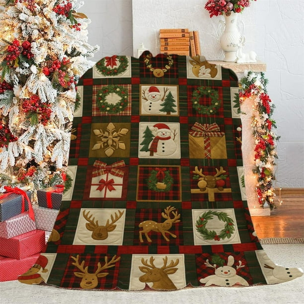 Christmas Blankets Festive Ambiance Blankets Christmas Holiday Gifts Family Ambiance Blankets