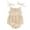 Beige, variant on Baby Girls Sleeveless Solid Romper Sling Backless Jumpsuit Outfits Outfits for Baby Girl Girls Jumpsuits and Rompers 7-16 Girl Preemie Dresses 9 Months Baby Girl Dress 2t Summer Girl Clothes