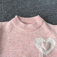 thumbnail image 6 of AHTJRT Girls Crewneck Sweaters Love Heart and Bowknot Printed Tops Fashion Lightweight Comfy Soft Long Sleeve Warm Tops Pink 7-8 Years, 6 of 6