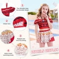 thumbnail image 3 of Marendyee Girls Moana Bikinis Swimsuits Two Piece Swimwear Adventure Outfit Toddle Kids Ruffles Bathing Suit Role Play Bathing Suit 130 cm 7-8 Years, 3 of 18