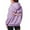 Purple, variant on Christmas Gnome Hoodies for Women 2025 Long Sleeve Zip Up Graphic Hooded Sweatshirt with Pockets Jacket Coat